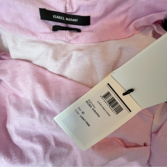 NWT Isabel Marant Light Pink Sibara Mini Dress - Picture 6 of 6